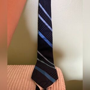 Men's Blue Striped Tie